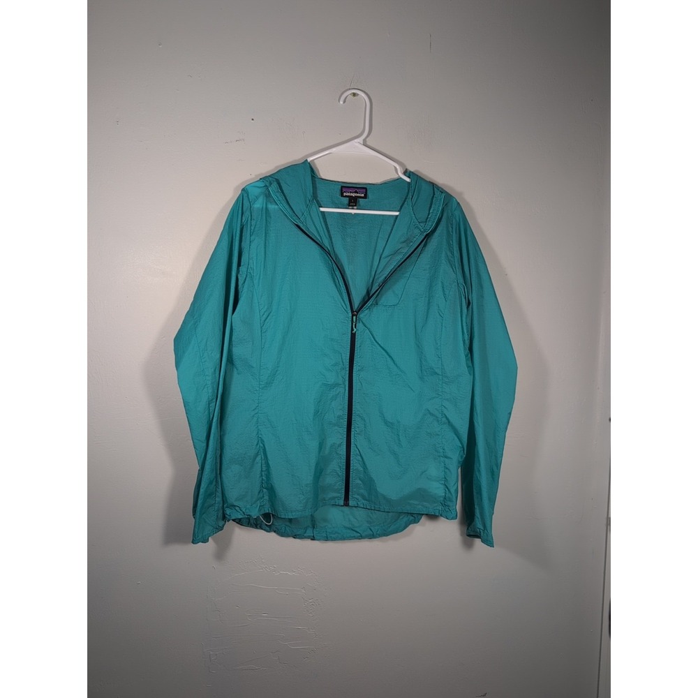 Patagonia  Jacket Womens Large Blue Lightweight Hoodie Outdoor Hike‎ Sun